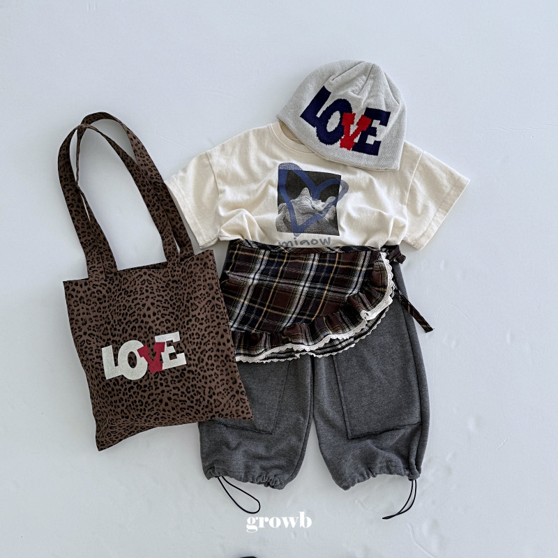 Grow B - Korean Children Fashion - #discoveringself - Easy-luv Bag - 4