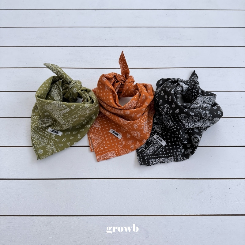 Grow B - Korean Children Fashion - #fashionkids - Paisley Scarf