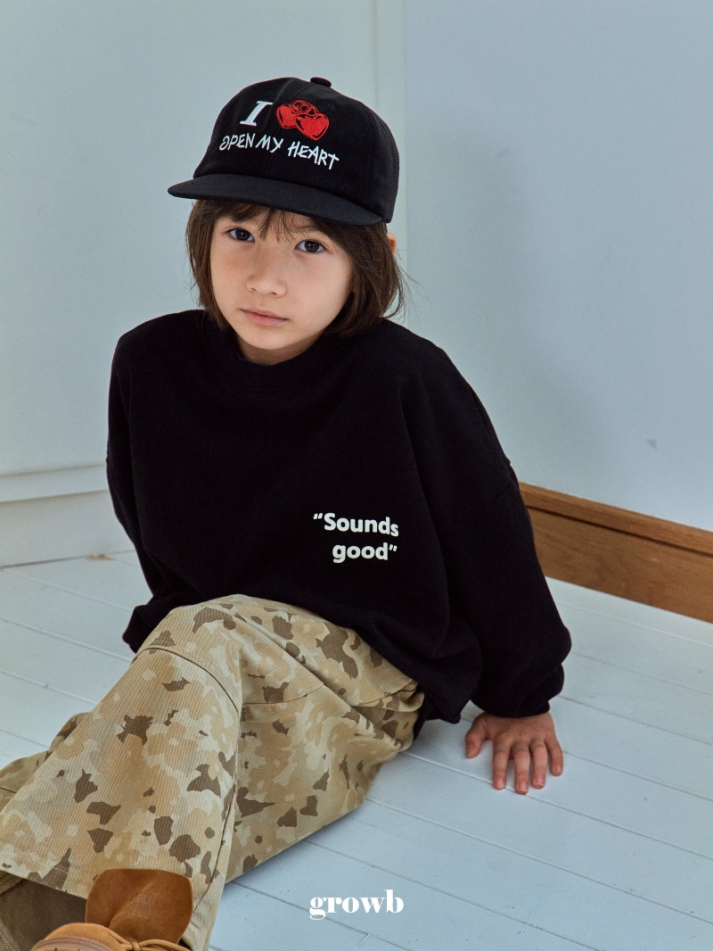 Grow B - Korean Children Fashion - #kidsstore - Sound Sweatshirt - 11