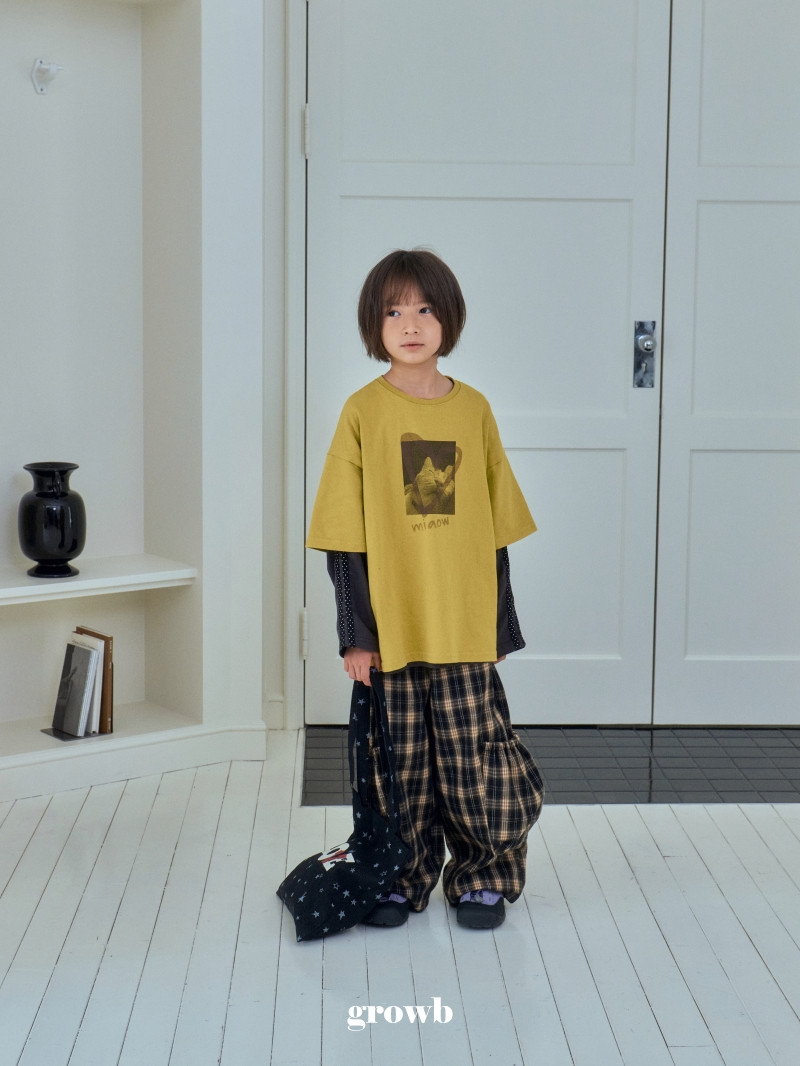 Grow B - Korean Children Fashion - #kidsstore - Check‑pocket Pants - 5