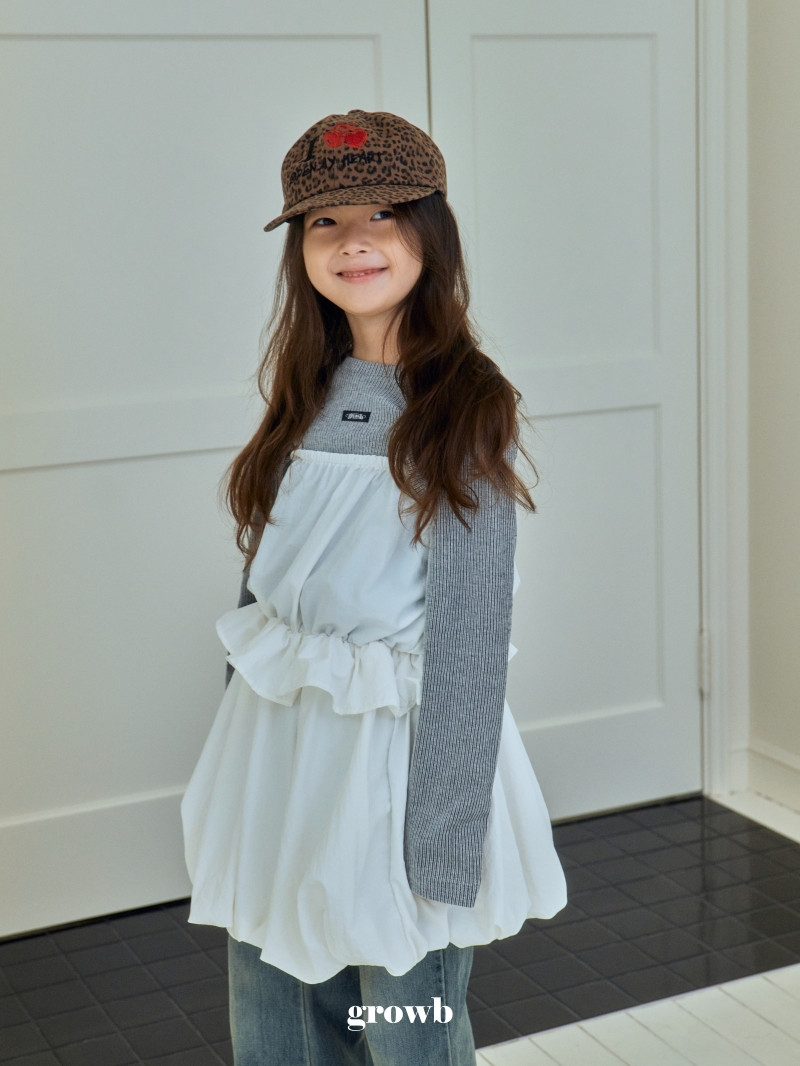 Grow B - Korean Children Fashion - #kidzfashiontrend - Bubble One-piece - 12