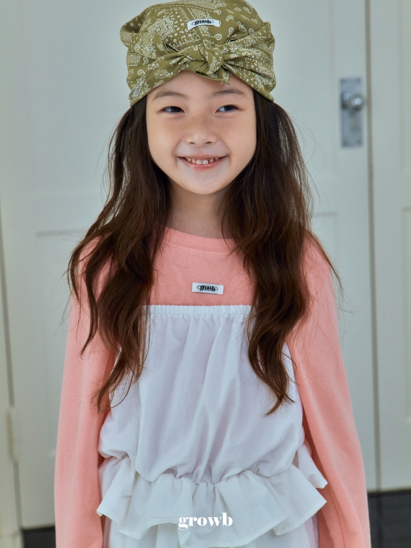 Grow B - Korean Children Fashion - #Kfashion4kids - Maron Slim Tee - 4