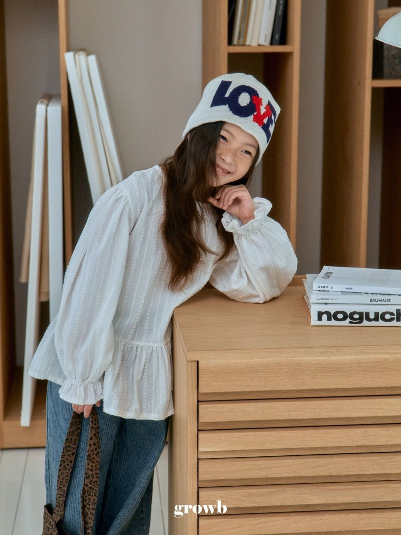 Grow B - Korean Children Fashion - #magicofchildhood - I Love Beanie - 8