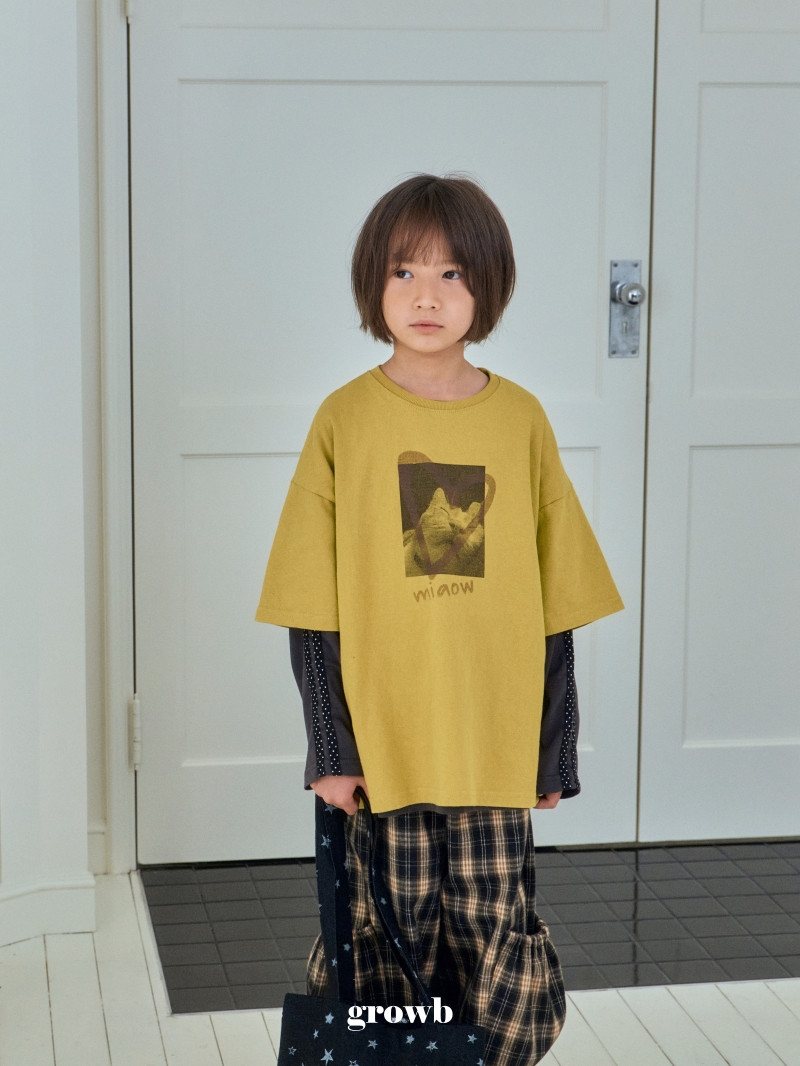 Grow B - Korean Children Fashion - #magicofchildhood - Miyao Tee - 4