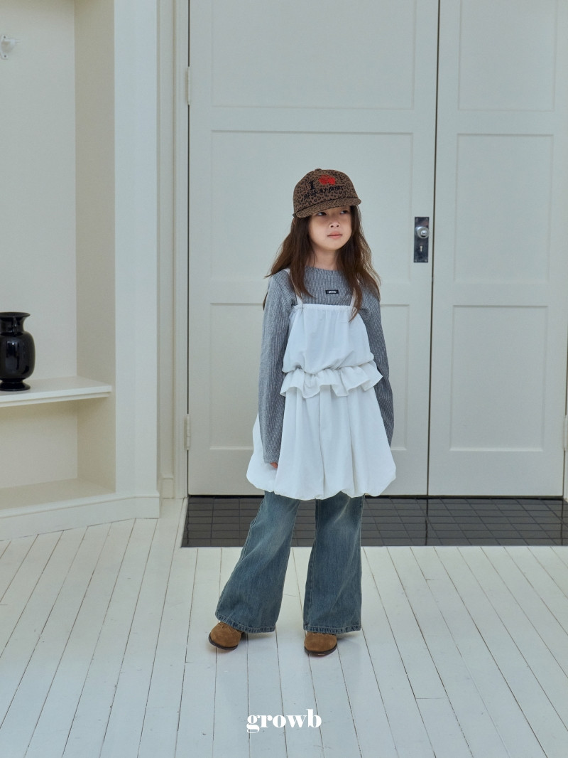 Grow B - Korean Children Fashion - #minifashionista - Awesome Bootcut Pants - 6