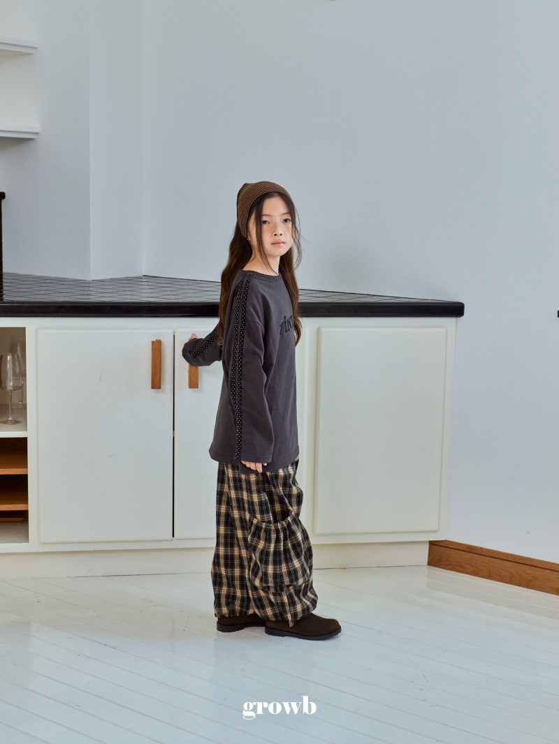Grow B - Korean Children Fashion - #prettylittlegirls - Check‑pocket Pants - 11