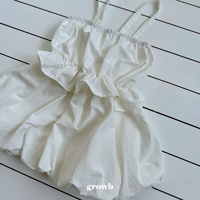 Grow B - Korean Children Fashion - #prettylittlegirls - Bubble One-piece - 3