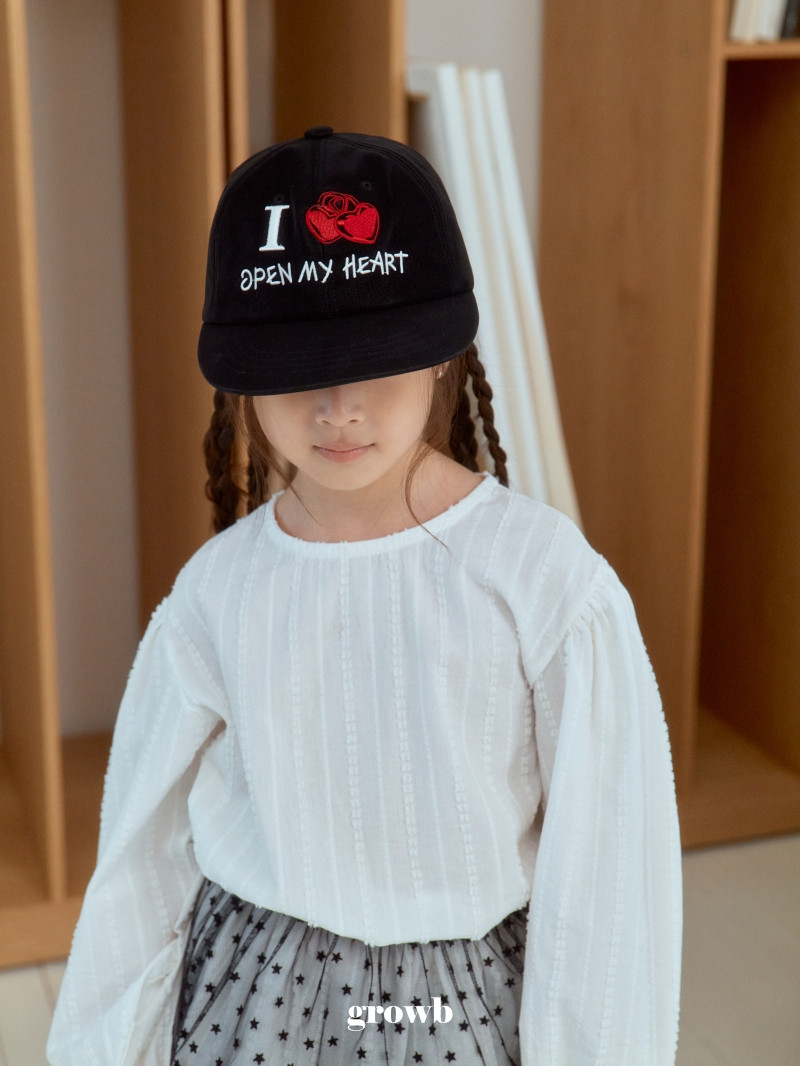 Grow B - Korean Children Fashion - #prettylittlegirls - Rubber Cap - 11