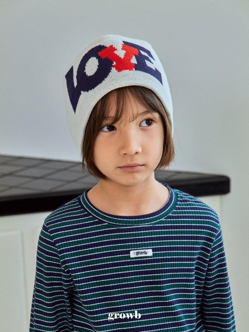 Grow B - Korean Children Fashion - #prettylittlegirls - I Love Beanie - 10