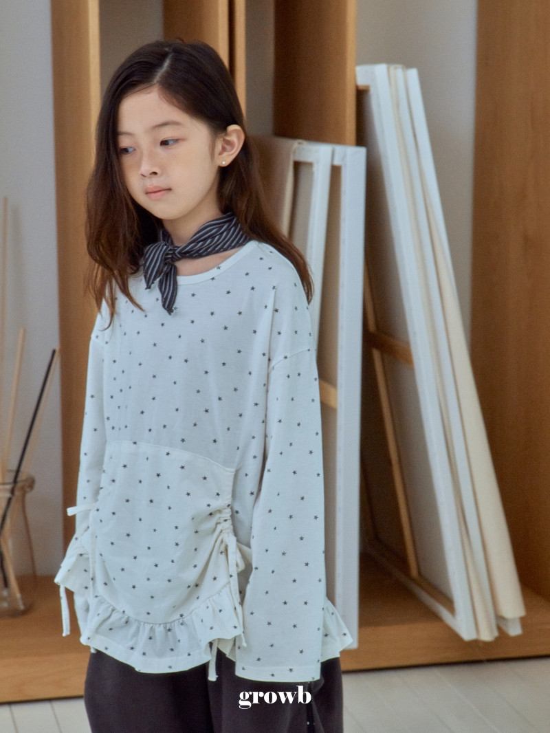 Grow B - Korean Children Fashion - #stylishchildhood - Rough Long Tee - 5