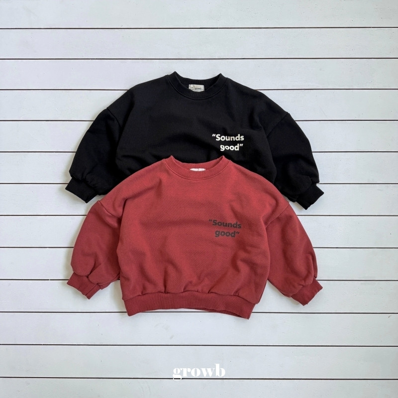 Grow B - Korean Children Fashion - #todddlerfashion - Sound Sweatshirt - 2