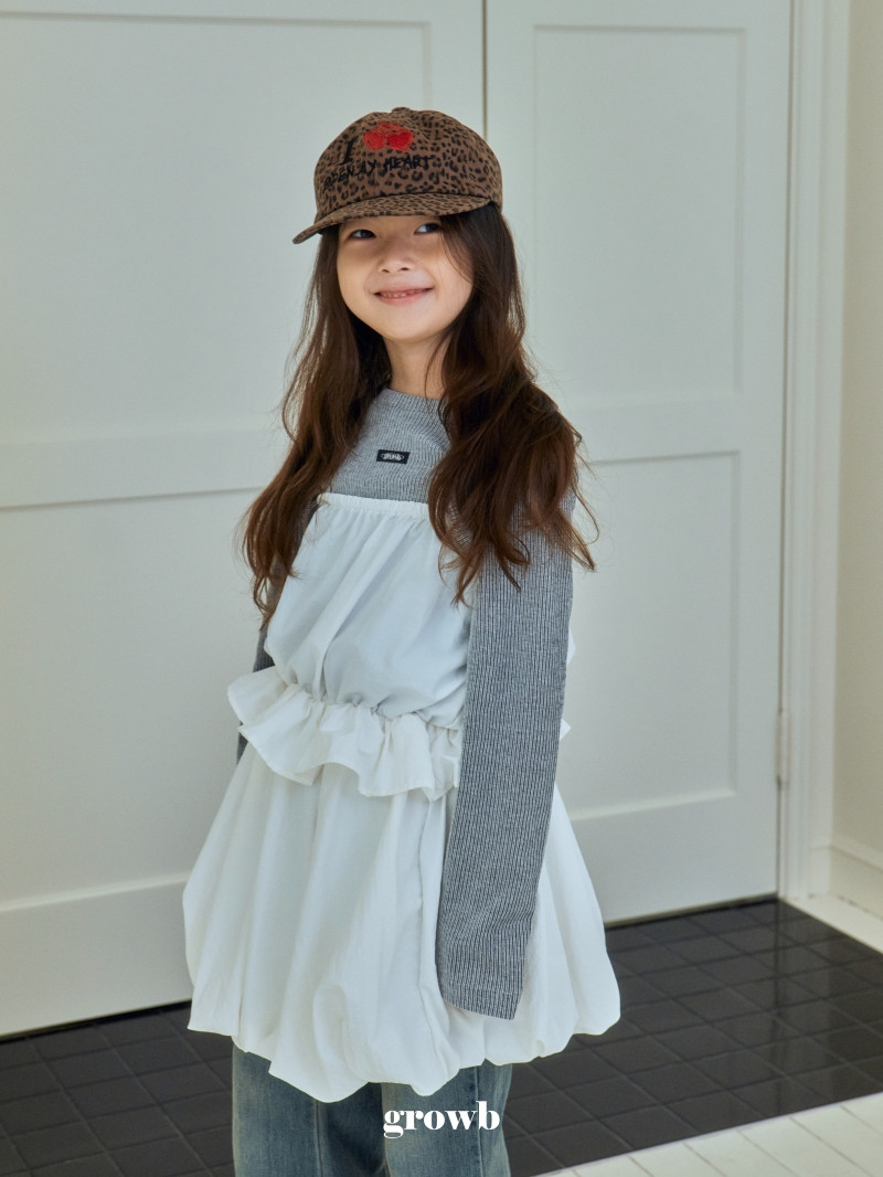 Grow B - Korean Children Fashion - #todddlerfashion - Maron Slim Tee - 8