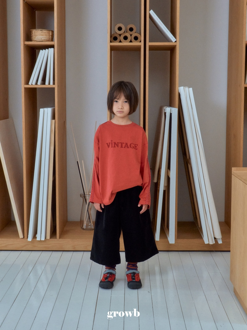 Grow B - Korean Children Fashion - #todddlerfashion - Vintage Tee - 7