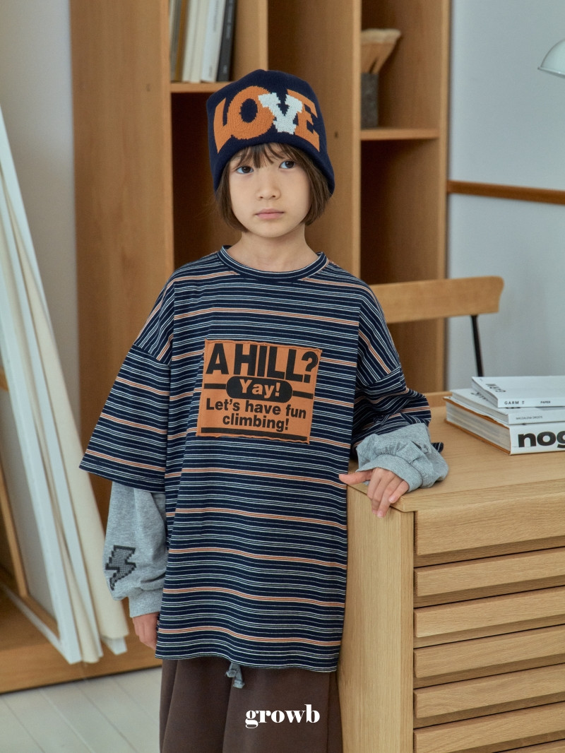 Grow B - Korean Children Fashion - #toddlerclothing - Klim Tee - 6