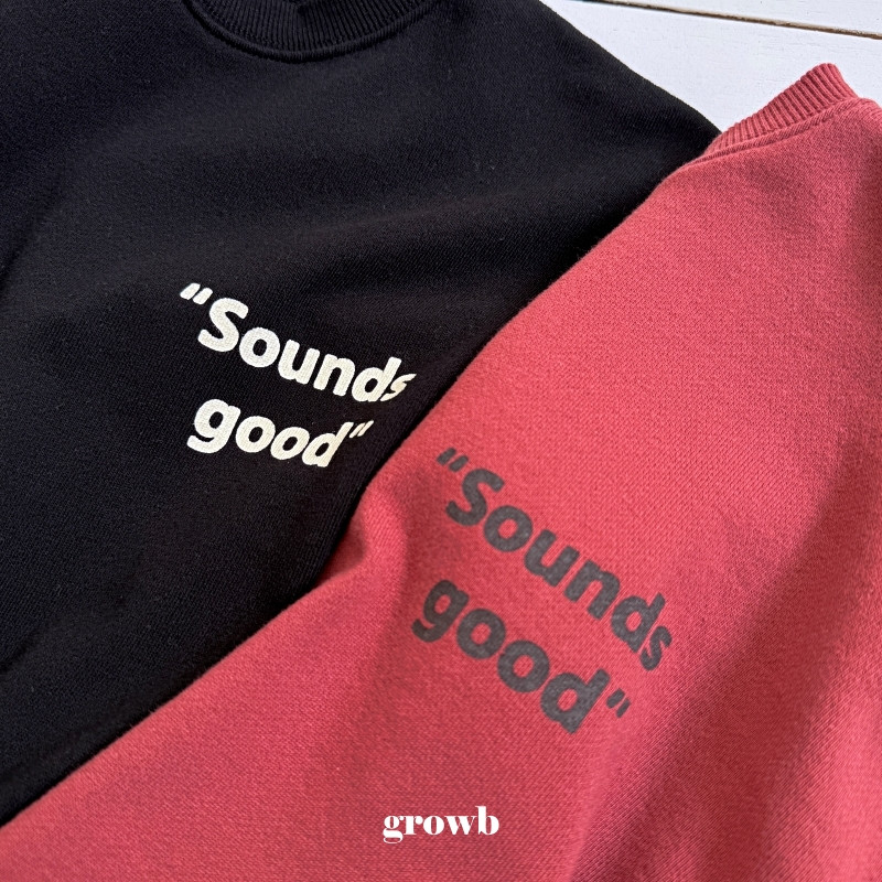Grow B - Korean Children Fashion - #toddlerclothing - Sound Sweatshirt - 3