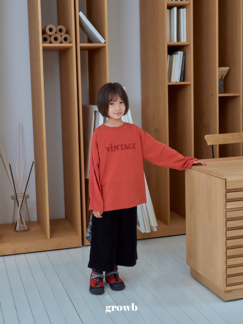 Grow B - Korean Children Fashion - #toddlerclothing - Vintage Tee - 8