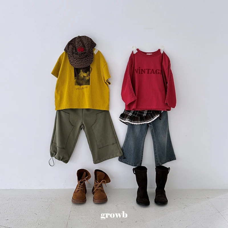 Grow B - Korean Women Fashion - #womensfashion - Vibe Pants Adult - 4