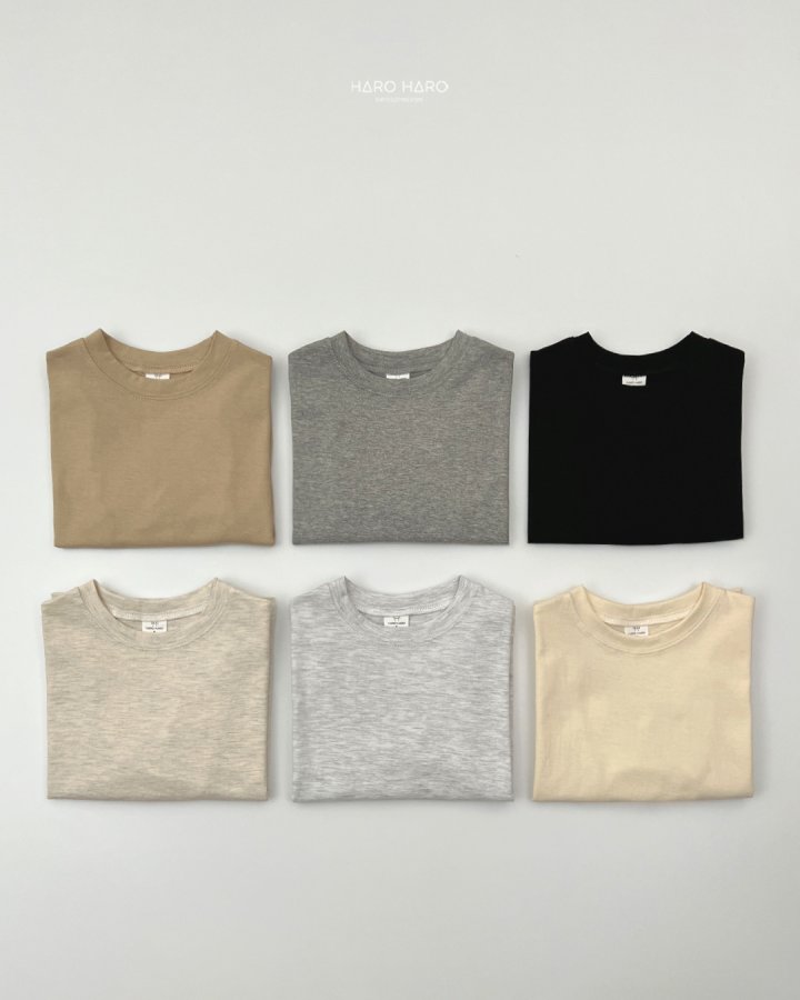 Haro Haro - Korean Children Fashion - #Kfashion4kids - Autumn Loose Tee (set of 2) - 8