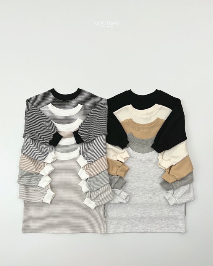 Haro Haro - Korean Children Fashion - #Kfashion4kids - Autumn Sweatshirt (set of 2) - 6