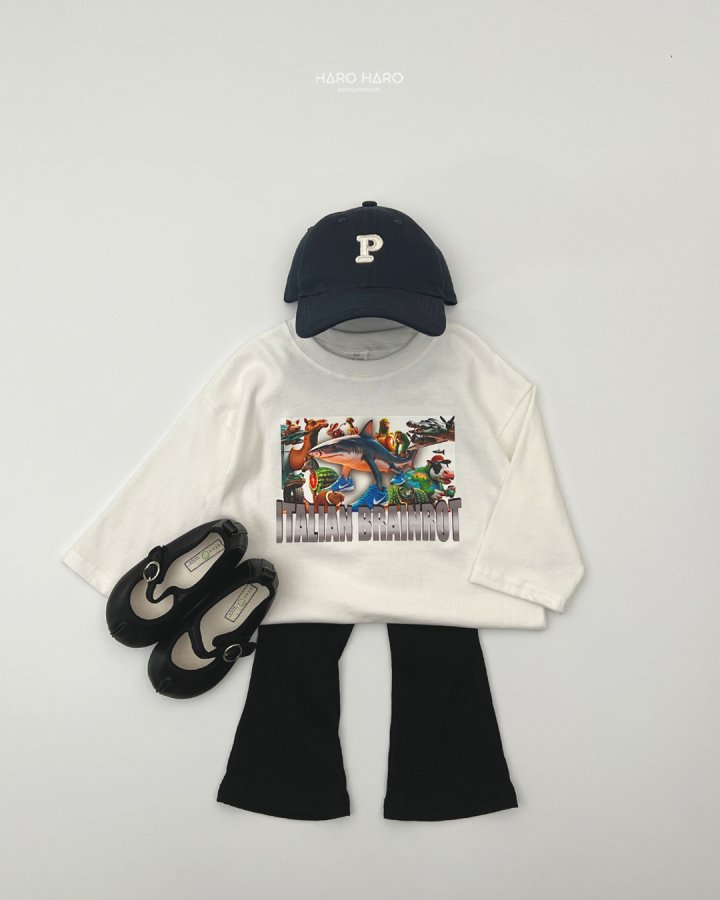 Haro Haro - Korean Children Fashion - #Kfashion4kids - (Kids) Brain Lot Tee - 11