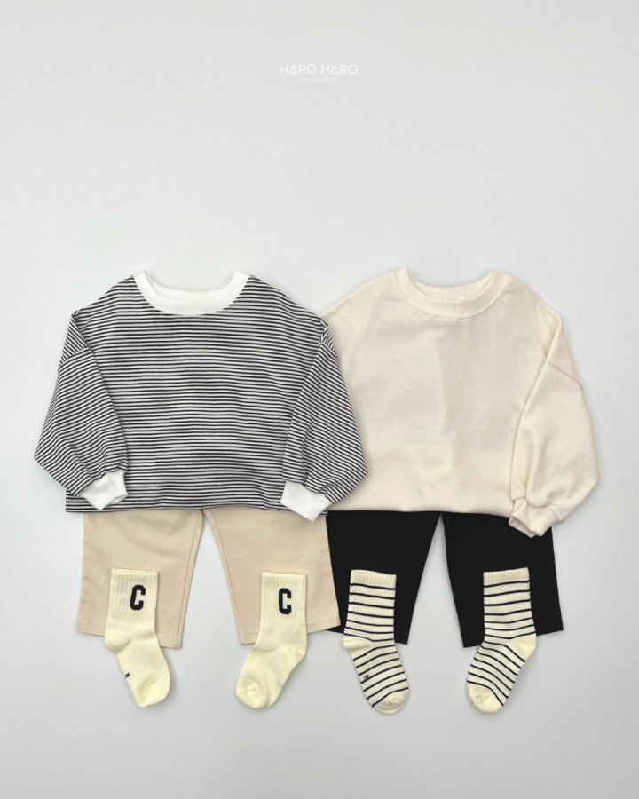 Haro Haro - Korean Children Fashion - #childofig - Autumn Sweatshirt (set of 2) - 11