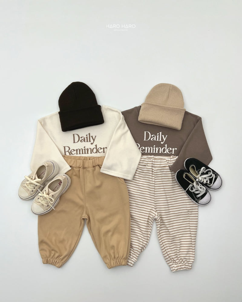Haro Haro - Korean Children Fashion - #childofig - Papillon Jogger Pants (set of 2) - 11