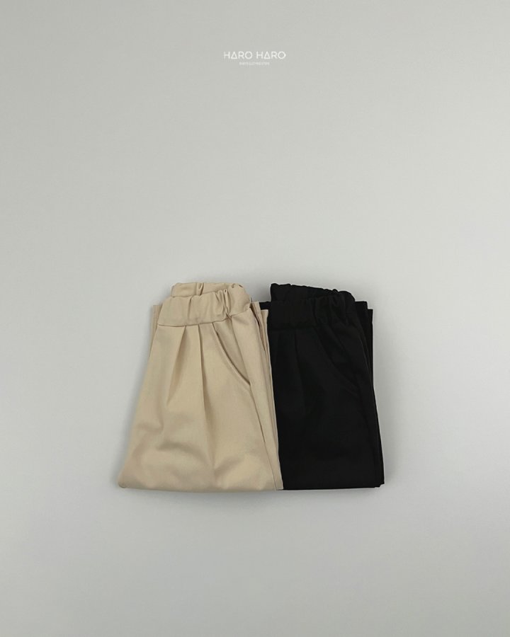 Haro Haro - Korean Children Fashion - #childofig - Cotton Pleated Pants (set of 2) - 8