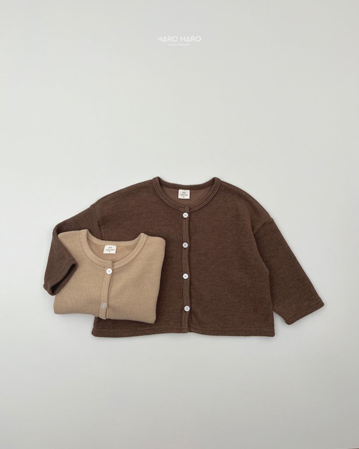 Haro Haro - Korean Children Fashion - #childofig - Pumpkin Knit Cardigan (set of 2) - 7