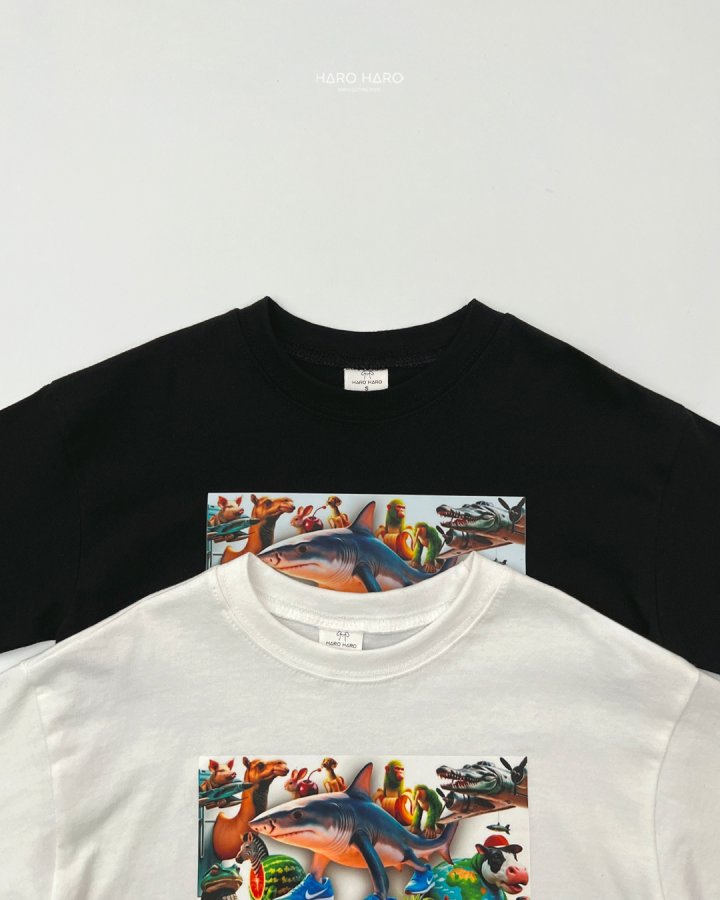 Haro Haro - Korean Children Fashion - #childofig - (Kids) Brain Lot Tee - 3