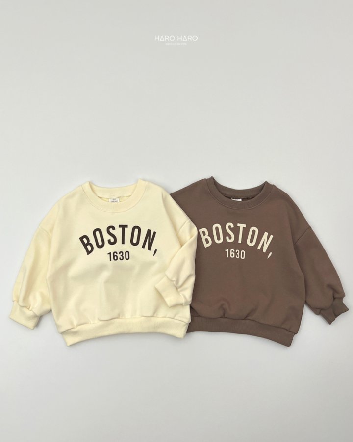 Haro Haro - Korean Children Fashion - #childofig - Boston Sweatshirt - 4