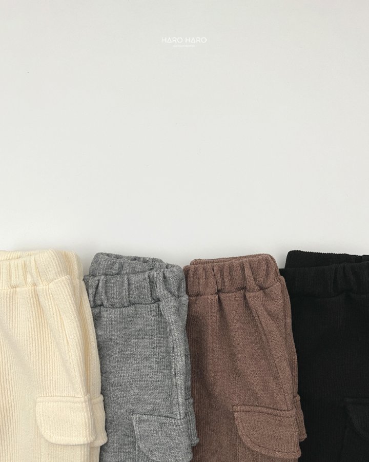 Haro Haro - Korean Children Fashion - #childrensboutique - Margaret Knit Cargo Pants - 5