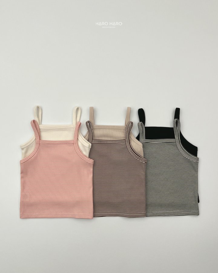 Haro Haro - Korean Children Fashion - #childrensboutique - Layered Strap Sleeveless (set of 2) - 4