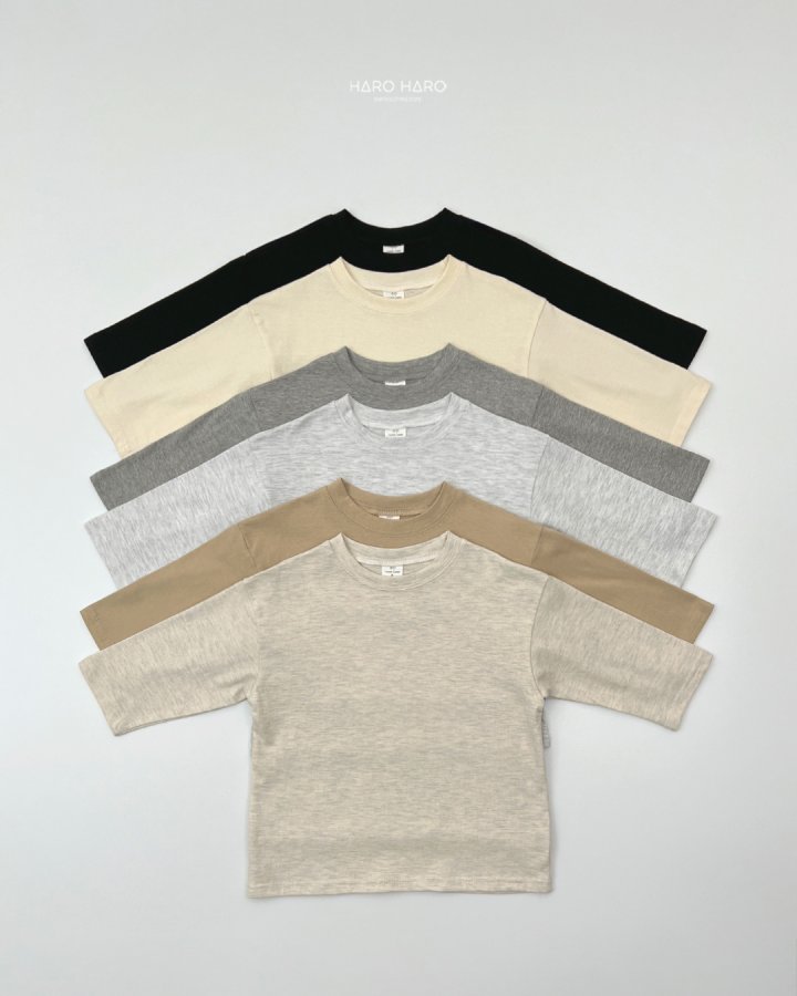 Haro Haro - Korean Children Fashion - #designkidswear - Autumn Loose Tee (set of 2) - 2