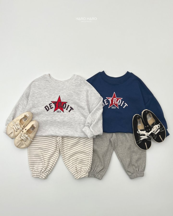 Haro Haro - Korean Children Fashion - #designkidswear - Detroit Sweatshirt - 11
