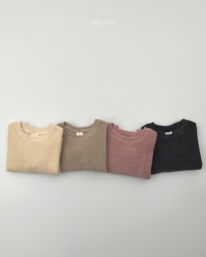 Haro Haro - Korean Children Fashion - #designkidswear - Classic Knit Sweatshirt - 7