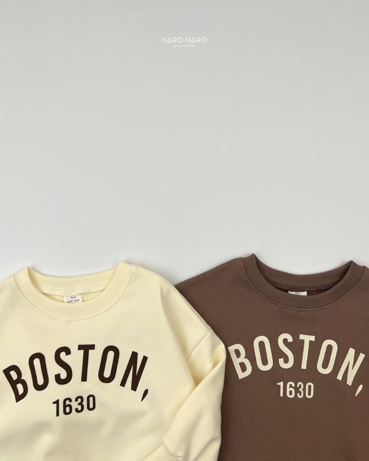 Haro Haro - Korean Children Fashion - #designkidswear - Boston Sweatshirt - 5