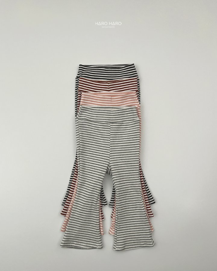 Haro Haro - Korean Children Fashion - #designkidswear - Honey Stripe Leggings - 2