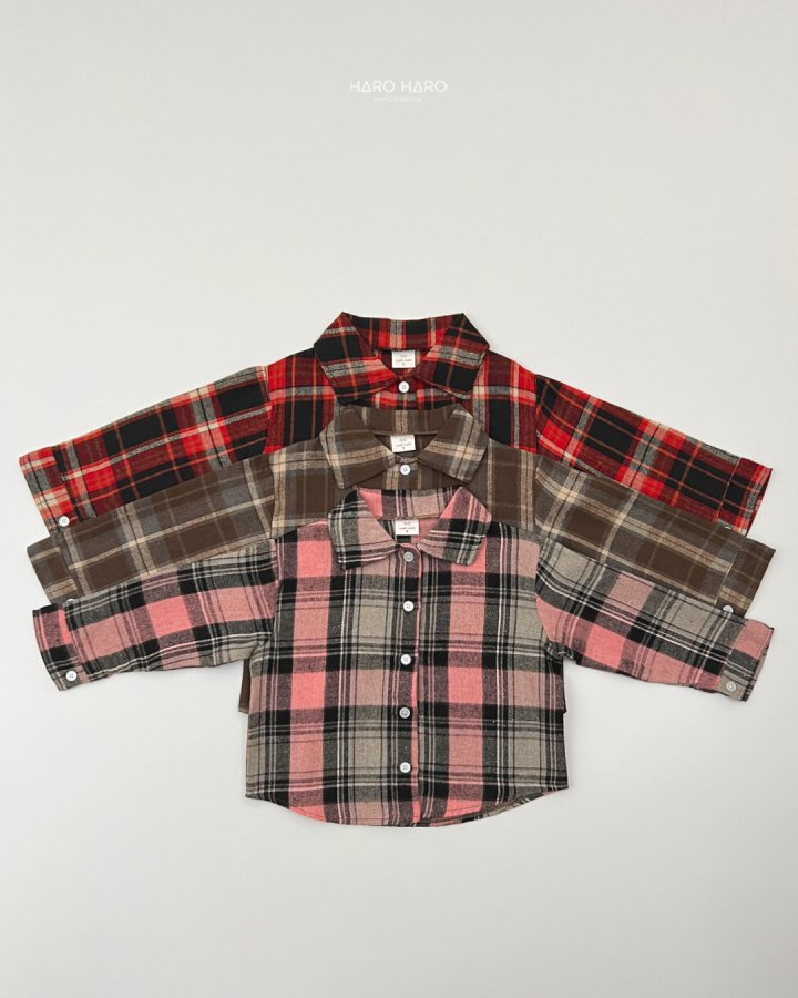 Haro Haro - Korean Children Fashion - #designkidswear - Best Check Shirt - 2