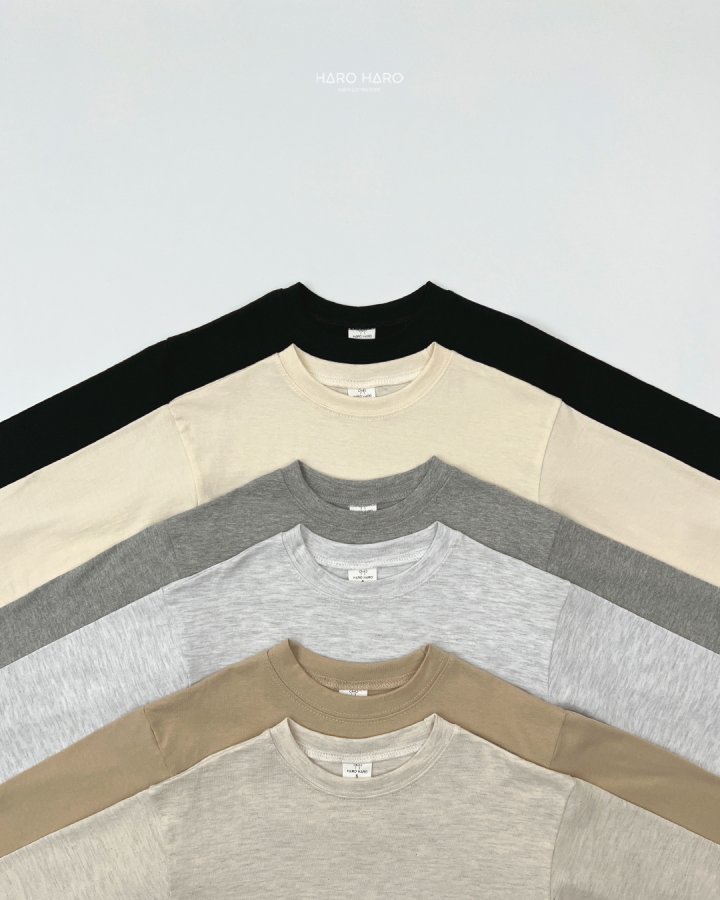 Haro Haro - Korean Children Fashion - #discoveringself - Autumn Loose Tee (set of 2) - 3