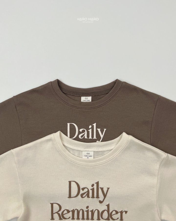 Haro Haro - Korean Children Fashion - #discoveringself - Daily Crop Tee - 3