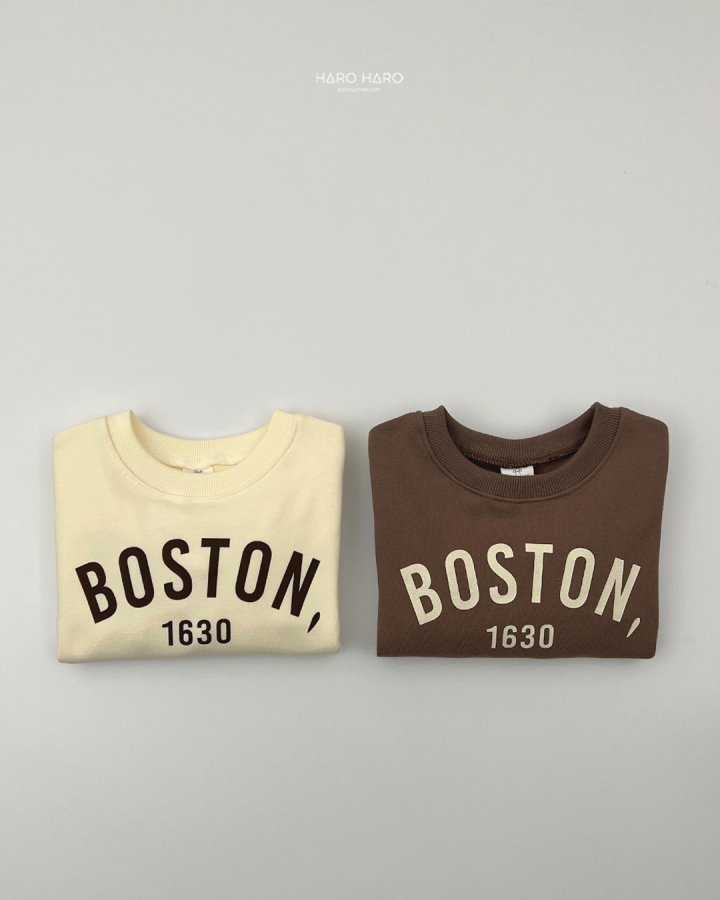 Haro Haro - Korean Children Fashion - #discoveringself - Boston Sweatshirt - 6