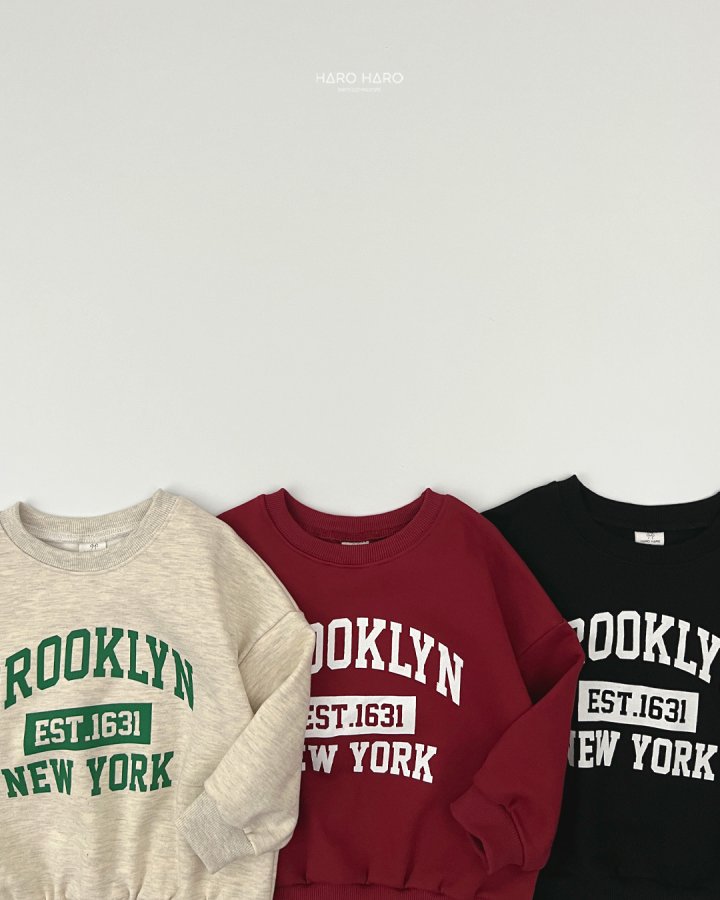 Haro Haro - Korean Children Fashion - #discoveringself - Brooklyn Sweatshirt - 5