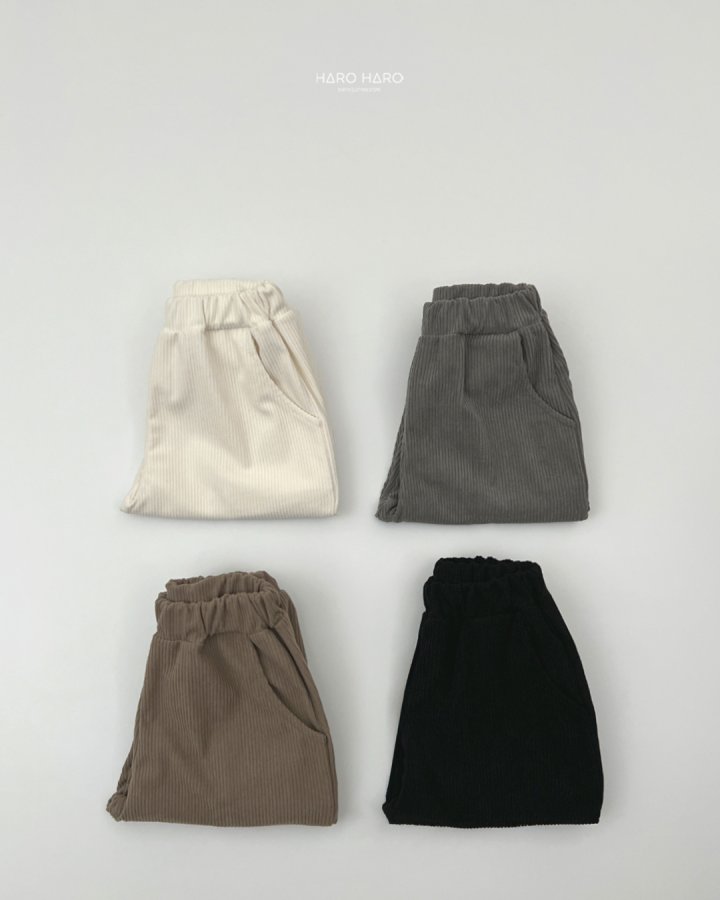 Haro Haro - Korean Children Fashion - #discoveringself - Cappuccino Corduroy Pants - 8