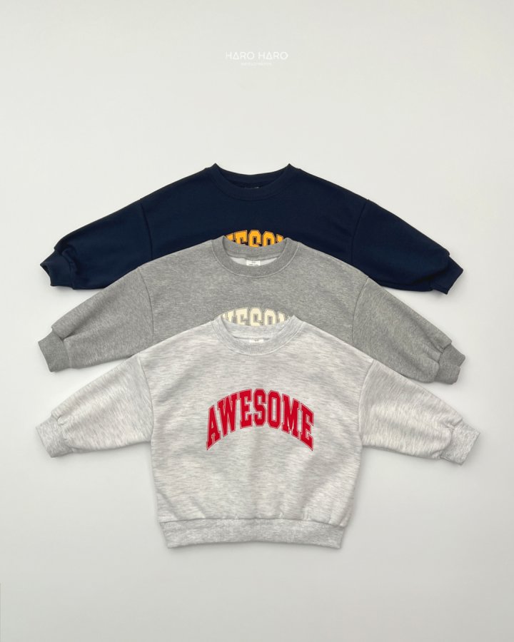 Haro Haro - Korean Children Fashion - #discoveringself - (Kids) Awesome Sweatshirt - 2