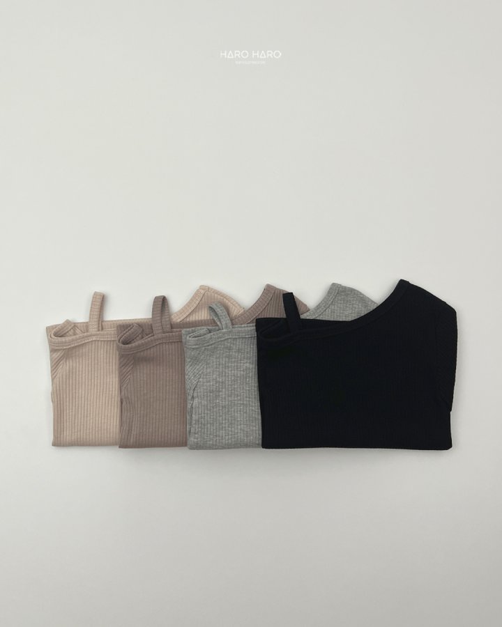 Haro Haro - Korean Children Fashion - #fashionkids - Unbalanced Off-shoulder Tee - 6