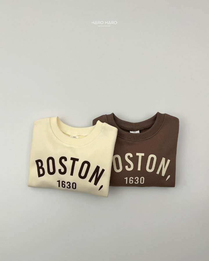 Haro Haro - Korean Children Fashion - #fashionkids - Boston Sweatshirt - 7