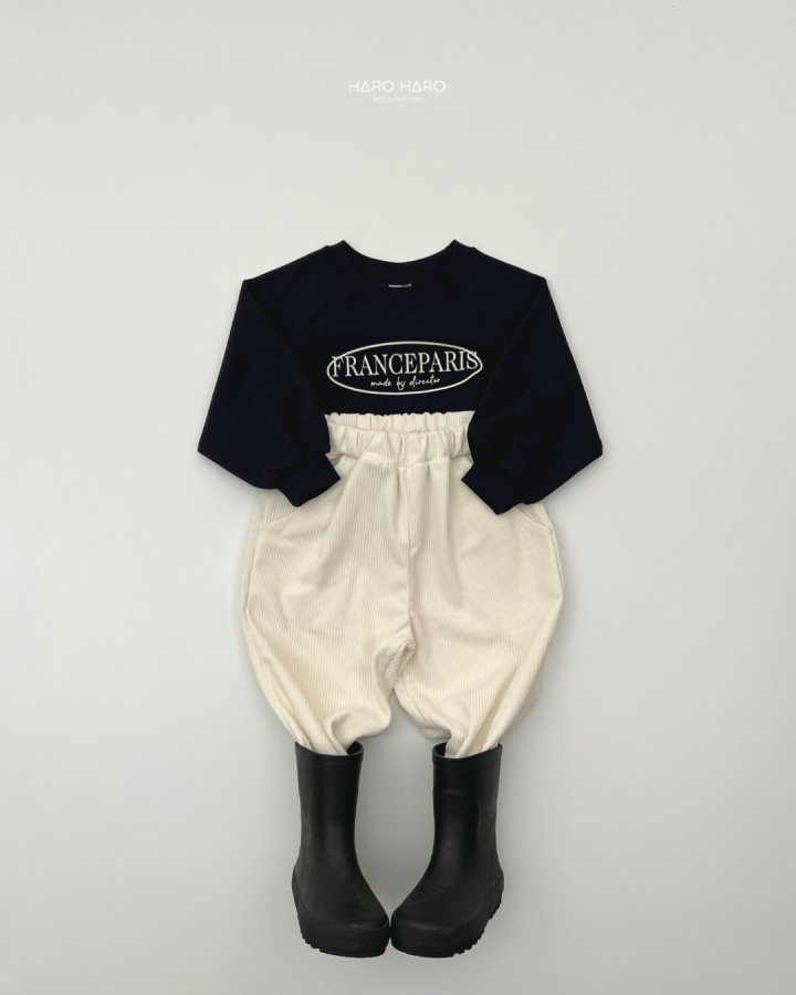 Haro Haro - Korean Children Fashion - #fashionkids - Cappuccino Corduroy Pants - 9