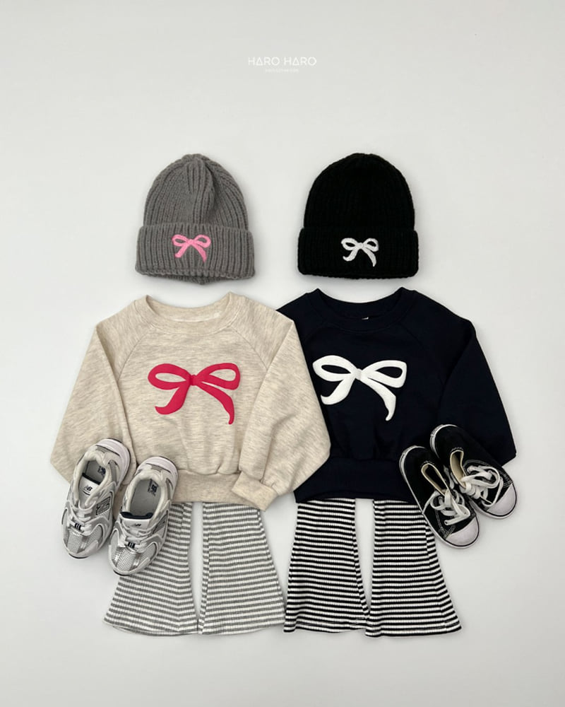 Haro Haro - Korean Children Fashion - #fashionkids - Cute Ribbon Beanie - 12