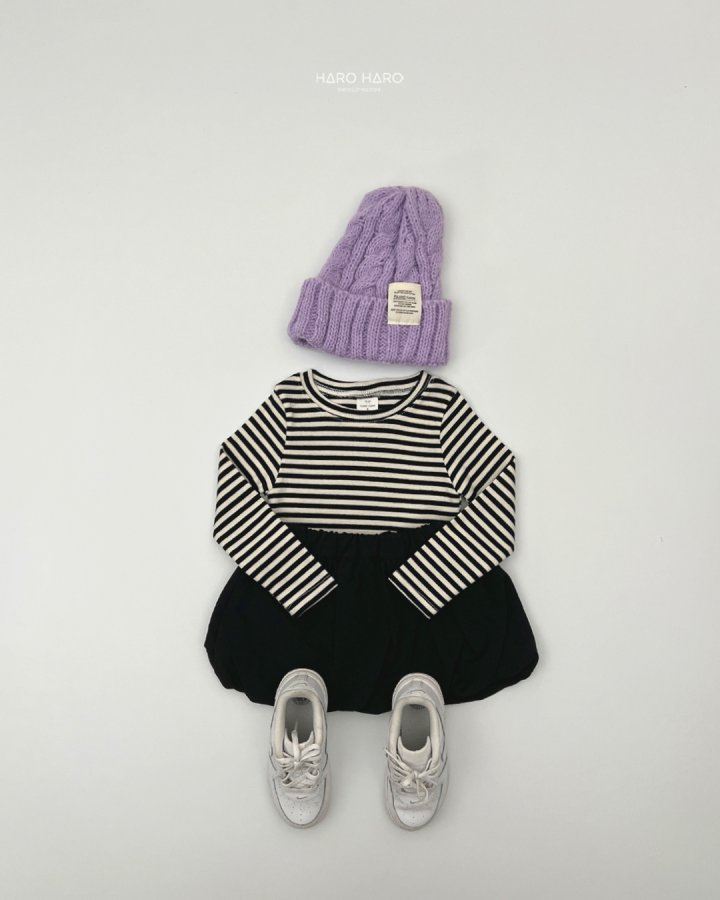 Haro Haro - Korean Children Fashion - #kidsshorts - Sweet Stripe Tee - 11