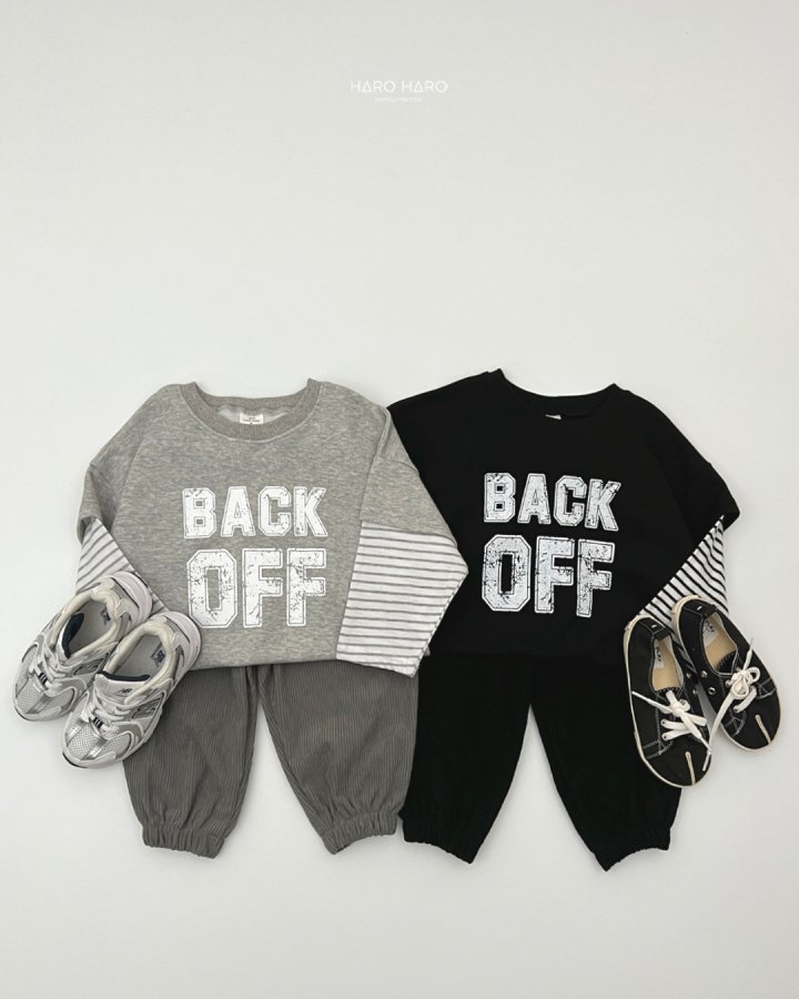 Haro Haro - Korean Children Fashion - #kidsshorts - Back OFF Layered Tee - 11